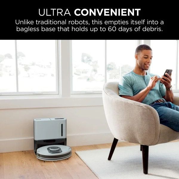 Shark AI Ultra Robot Vacuum, with Matrix Clean, Home Mapping, 60-Day Capacity Bagless Self Empty ... | Walmart (US)