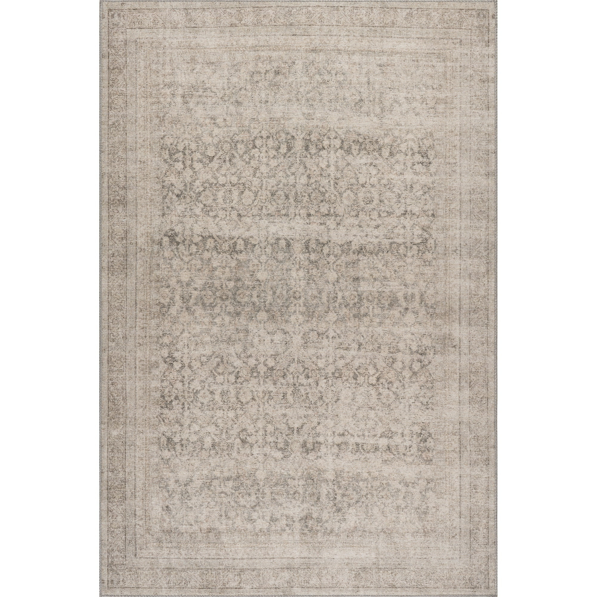 Nuloom Hillstone Collection Traditional Vintage Medallion Area Rug, 9' x 12', Giorgina Grey | Walmart (US)