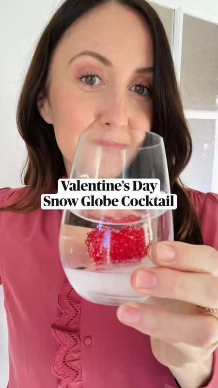 VIRAL Snow globe cocktail, but make it Valentine’s Day! I saw this lovely idea on @makefoodlovely’s feed and had to try it!

It’s a bit more complicated than the rosemary, but doable 🍓❤️

INGREDIENTS

Strawberries
Wooden skewer
Food-grade string
Heart-shaped cookie cutter
Tape
Wine glass
4 oz sparkling water
~1 oz water

#LTKSeasonal #LTKhome #LTKGiftGuide