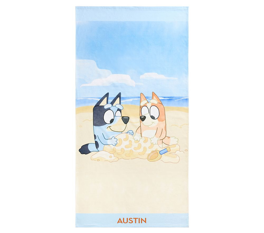 Bluey Kid Beach Towel UPF 50+ | Pottery Barn Kids