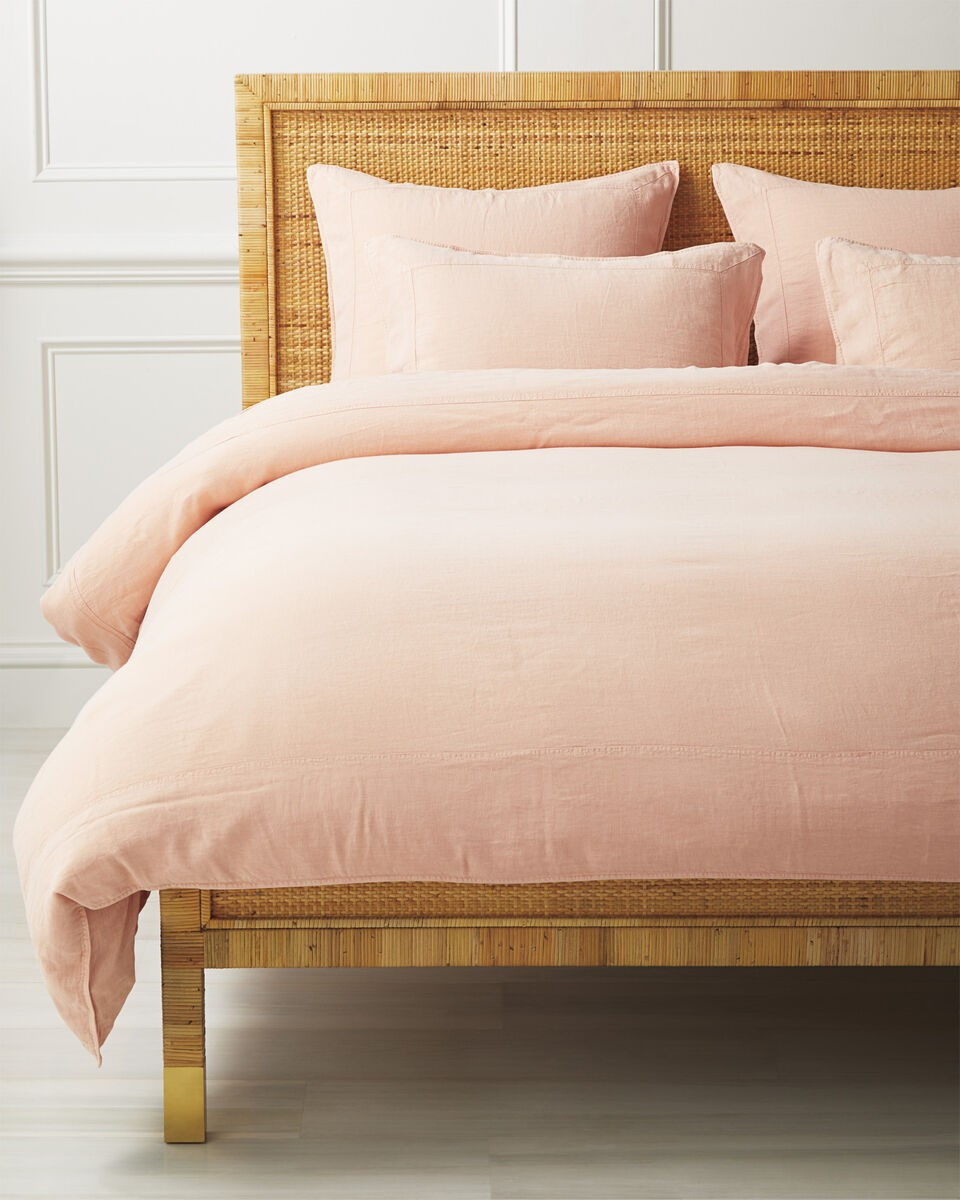 Positano Linen Duvet Cover | Serena and Lily