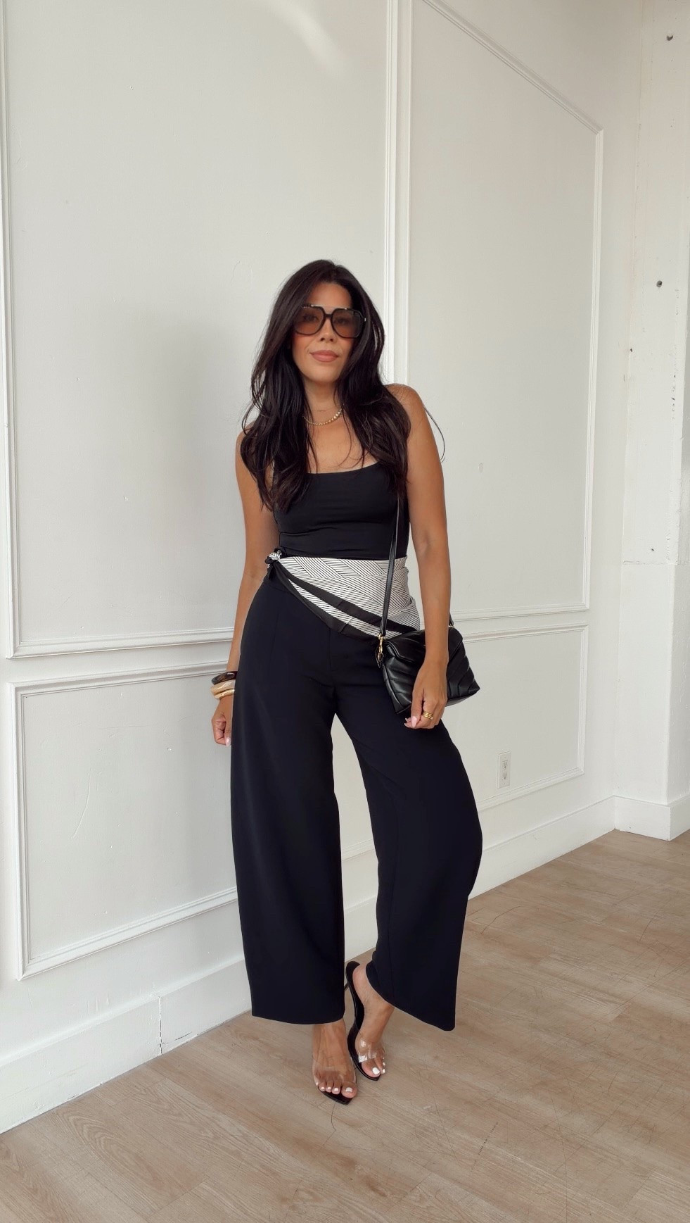 Wearing size small in halter top, size 6 in barrel pants. Exact scarf is sold out, linking similar styles

#LTKootd #LTKgrwm #LTKmomlife