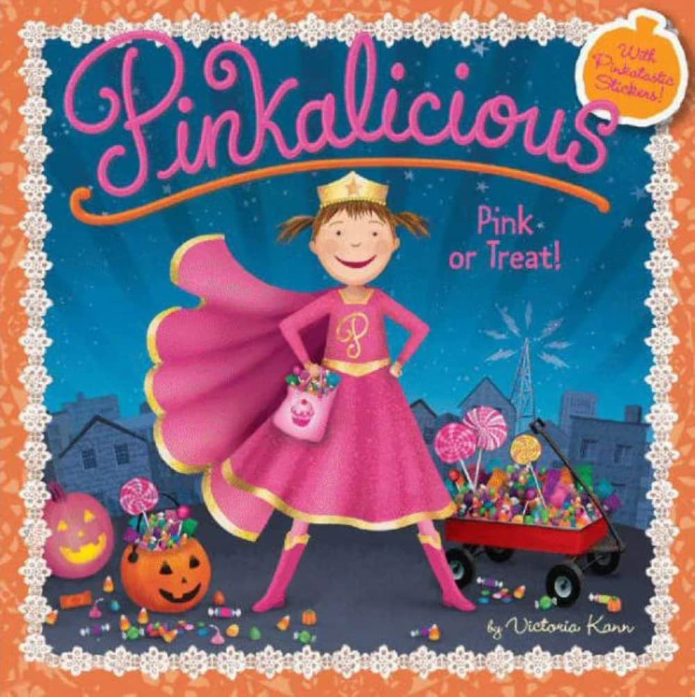 Pinkalicious: Pink or Treat!: A Halloween Book for Kids    Paperback – Sticker Book, July 23, 2... | Amazon (US)