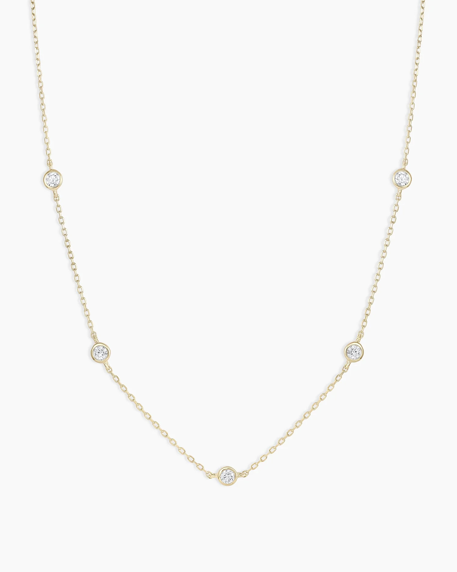 Classic Five Diamond Necklace | gorjana