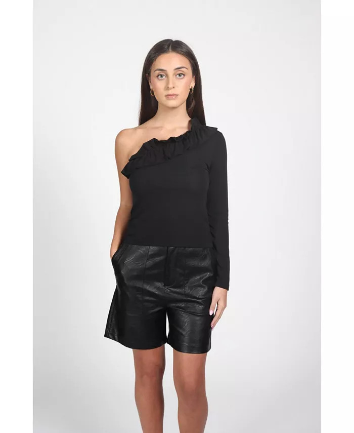 Flirtatious One-Sleeve Blouse | Macy's