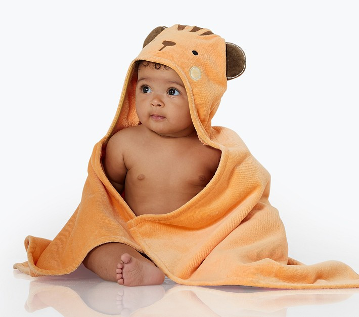 Tiger Baby Hooded Towel | Pottery Barn Kids