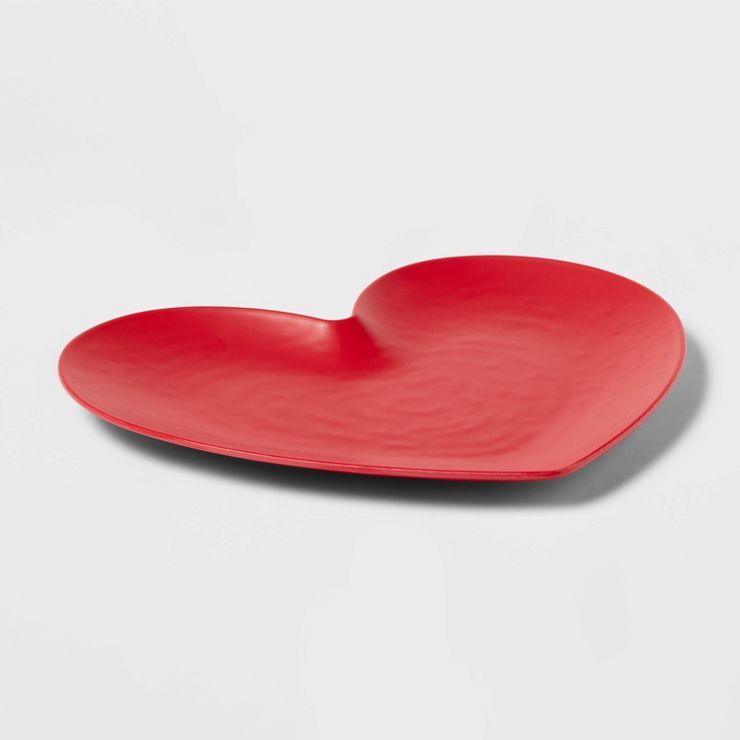 11" x 9" Plastic Heart Plate - Threshold™ | Target