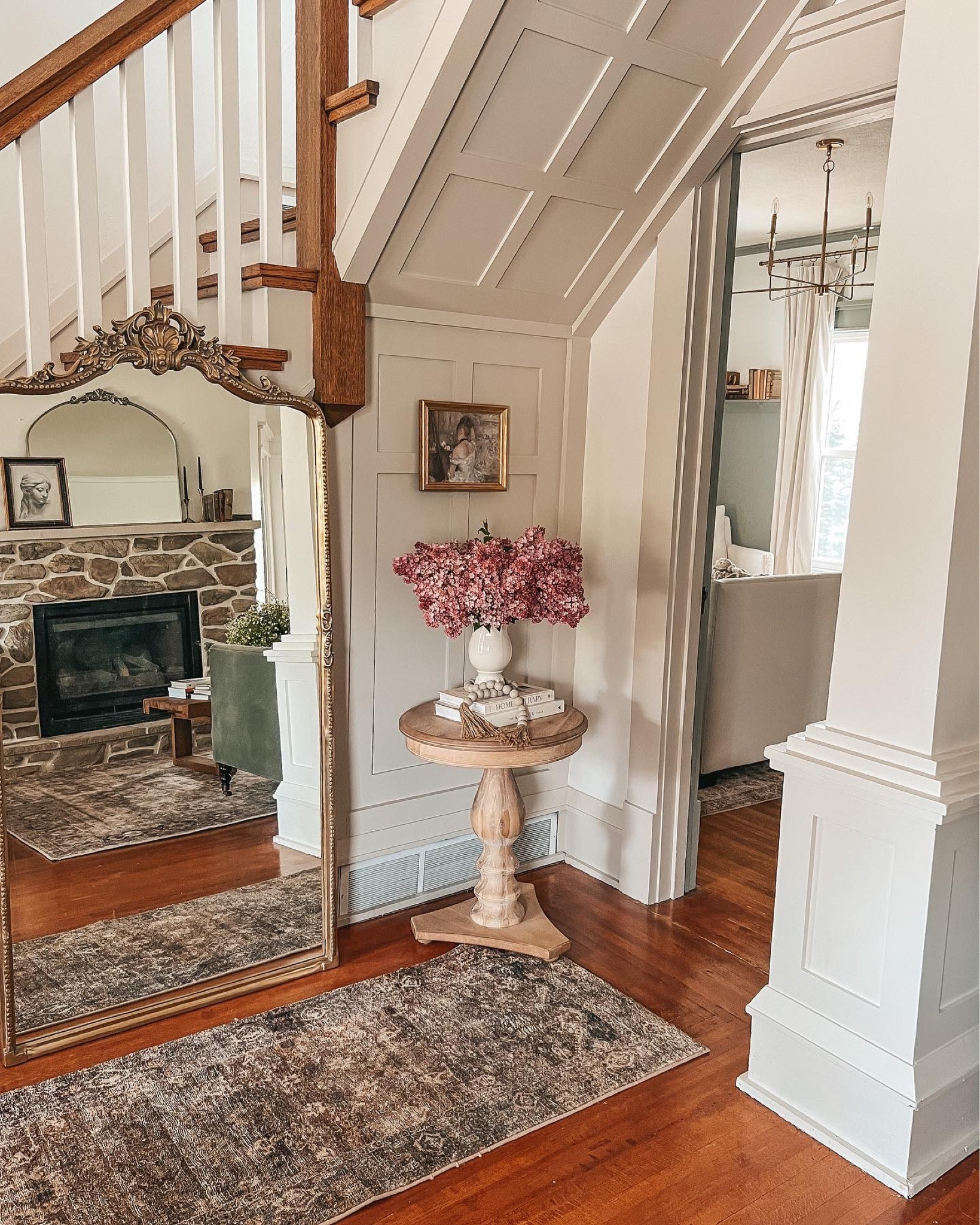 Shop my entry way! Home decor, accent table, Wall art, standing mirror and Loloi rug!

#LTKhome #LTKFind #LTKstyletip