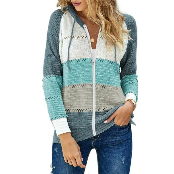 Sidefeel Women Autumn Pullover Top Casual Long Sleeve Hoodies Tops Stretchy Comfy Sweater Coat S ... | Walmart (US)