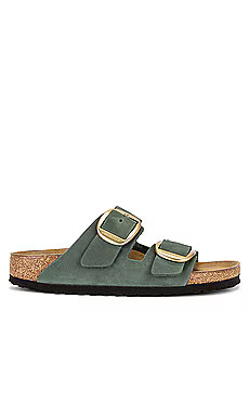 BIRKENSTOCK Arizona Big Buckle Sandal in Thyme from Revolve.com | Revolve Clothing (Global)