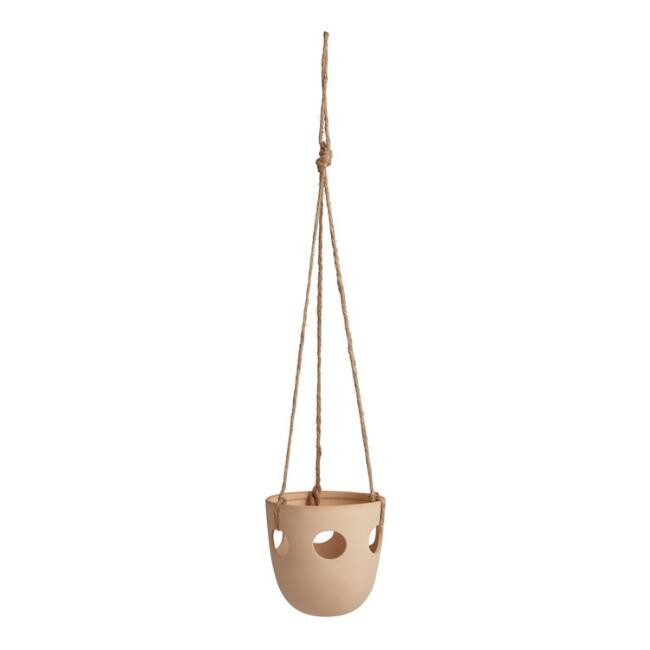 Cutout Ceramic Hanging Planter | World Market