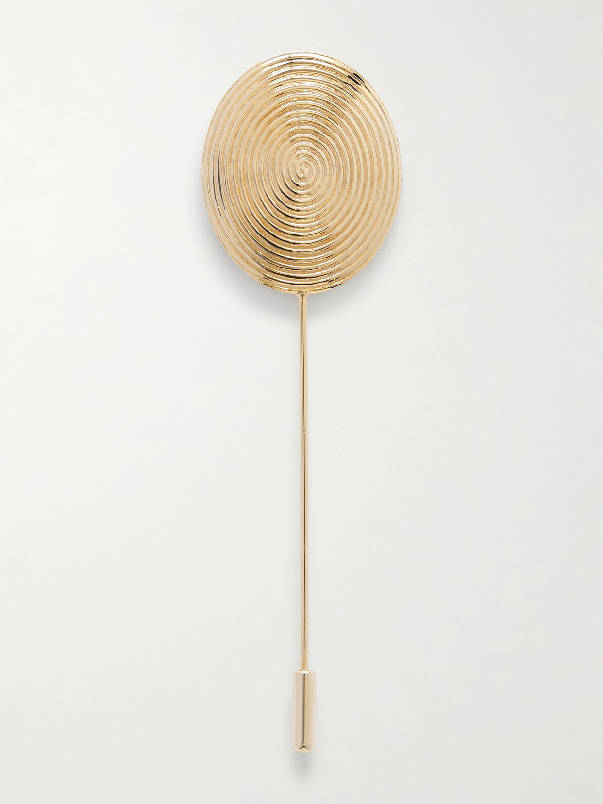 LIÉ STUDIO - The Elo Gold-plated Brooch - One size | NET-A-PORTER (UK & EU)