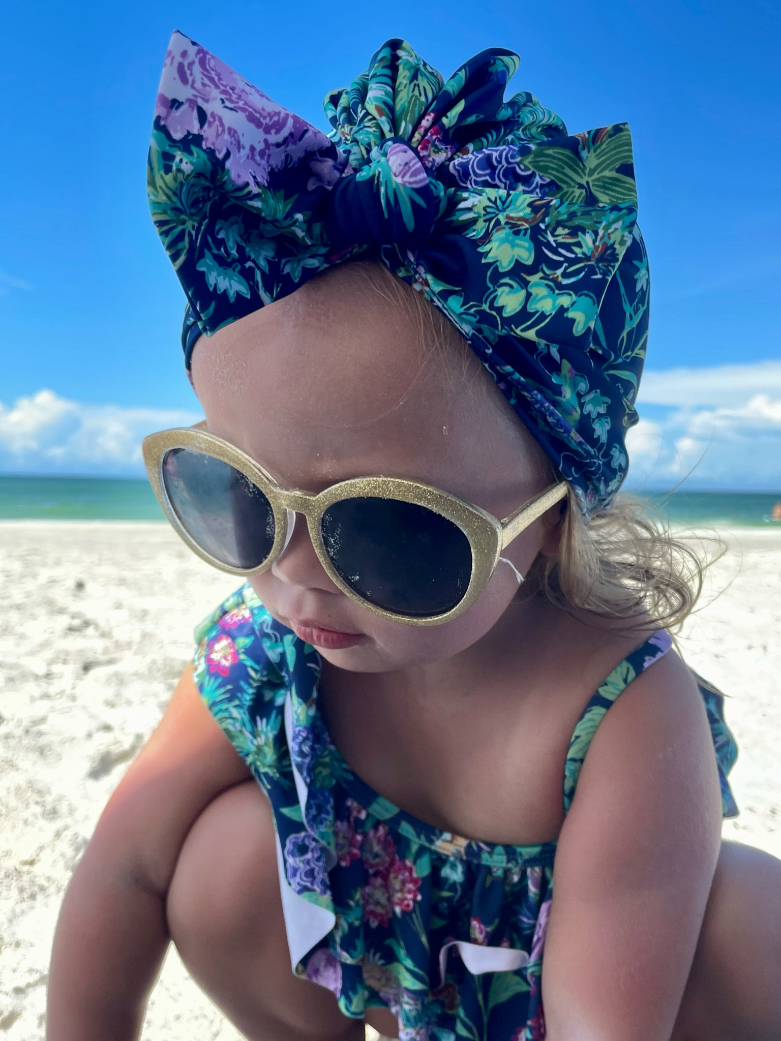 Josie’s swimsuit & sunglasses! 

baby/toddler girl swimsuit & turban 

#LTKswim #LTKbaby #LTKkids