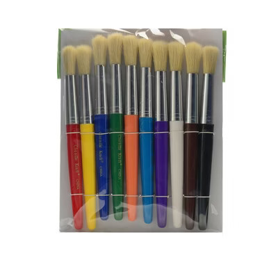 Creative Arts Stubby Brushes, Round, Pack Of 10 | Target