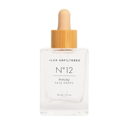 + Lux Unfiltered N°12 Face Tanning Drops - Non-Comedogenic Bronzing Drops for Face with Hyaluronic Acid, Vitamin E, & Passionfruit Oil - Fragrance Free, Cruelty Free, & Vegan Self Tanner | Amazon (US)