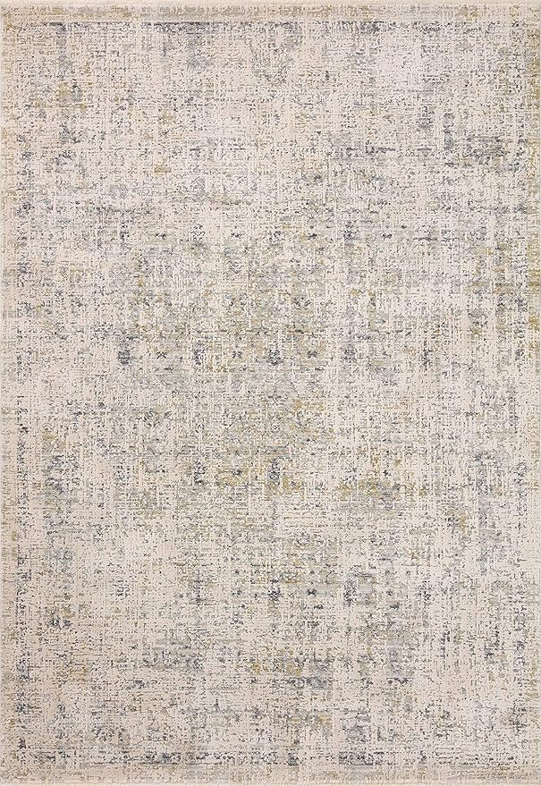 Loloi Amber Lewis Alie Collection ALE-02 Sand/Sky 7'-10'' x 10', .13'' Pile Height, Area Rug | Amazon (US)