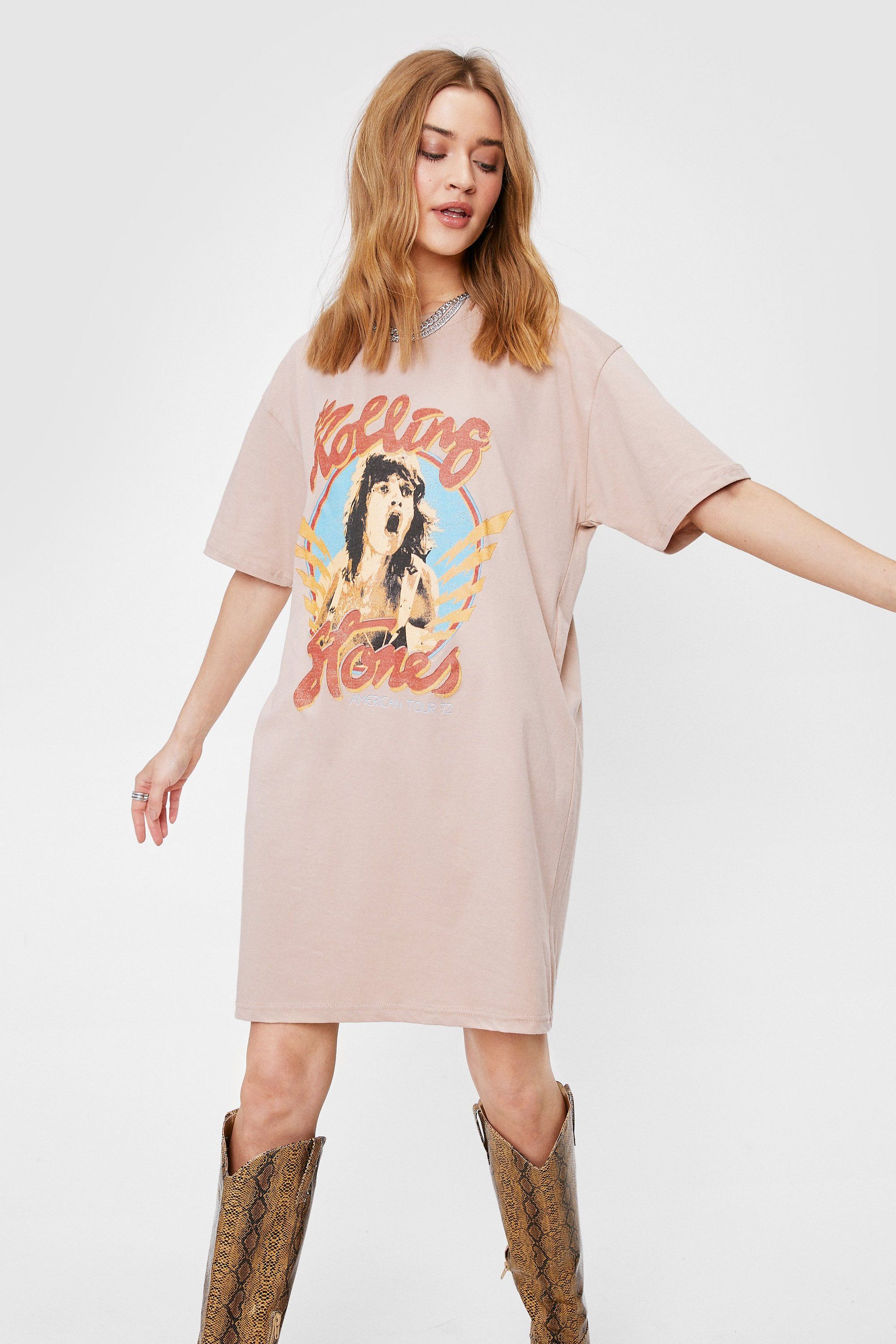 The Rolling Stones Graphic Band Mini Dress | NastyGal (US & CA)