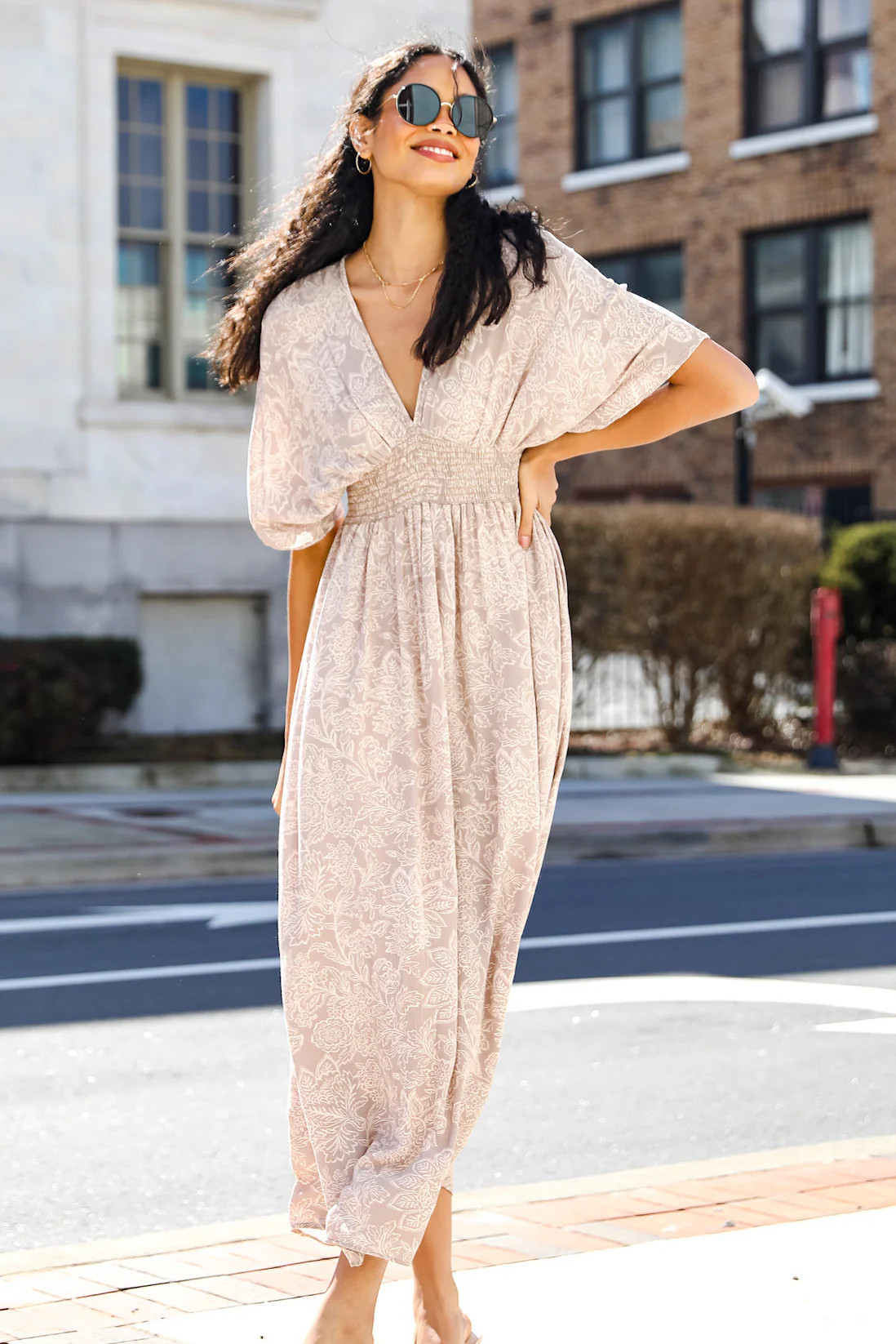 Precious Passion Floral Maxi Dress | Dress Up