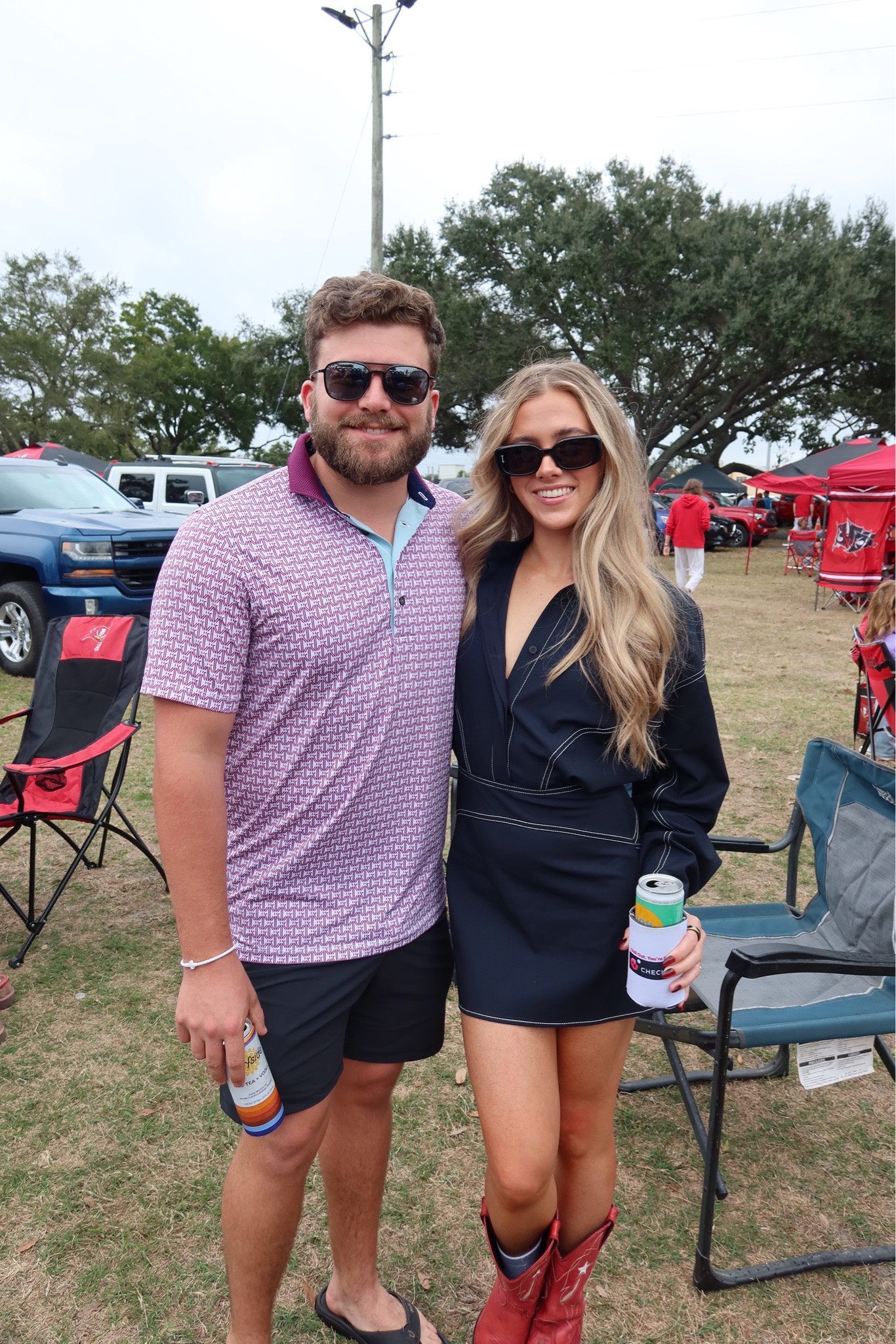 Staud Kiln Mini Dress size XS I rented mine from Rent the runway. Idyllwind red boots! My outfit for the NFL Bucs game. Gameday outfit. 

My rent the runway code is “RTRXSVOSEN50” Rent the runway is one of my fav clothing rental services. You can choose your own plan to rent any number of items for any occasion from weddings to work to game day to everything in between. ✨ 

#LTKSaleAlert #LTKootd #LTKFindsUnder100