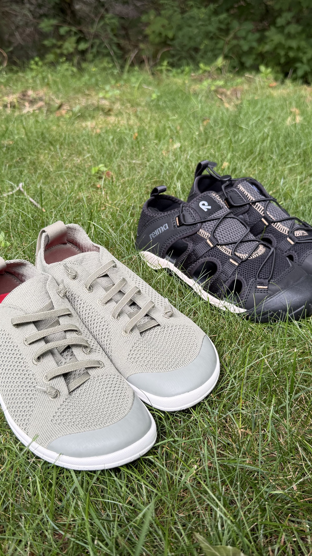 These shoes from Reima are perfect for summer! The green ones are a breathable barefoot shoe, perfect for kiddos who don’t like their toes to be restricted in tight shoes. The black ones are kid’s hiking shoes that are great for different kinds of terrains. 
#outdoorsykids #kidsinnature #reima
#kids shoes

#LTKKids #LTKmomlife #LTKActive