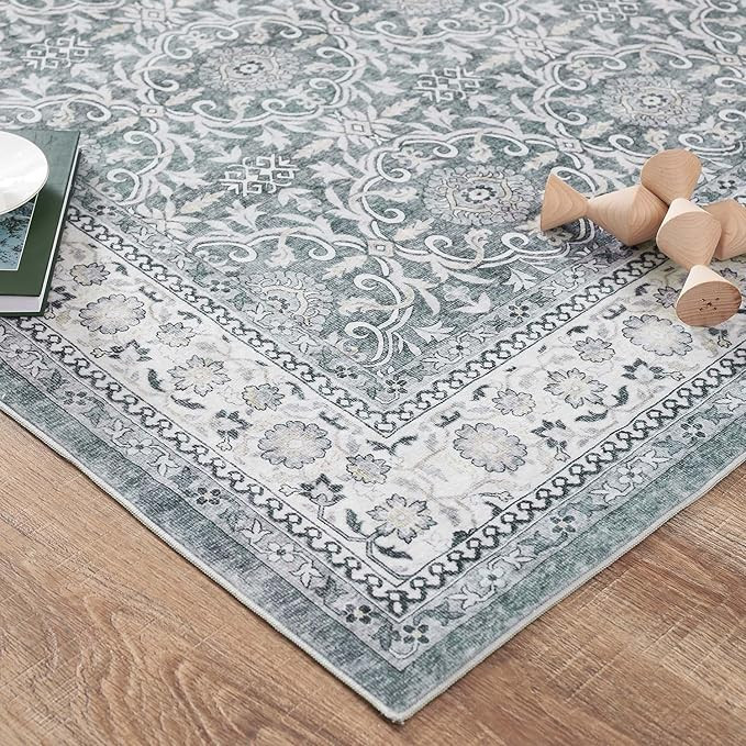 jinchan Runner Rug 2x6 Washable Runner Rug with Rubber Backing Ultra-Thin Distressed Non Slip Kit... | Amazon (US)