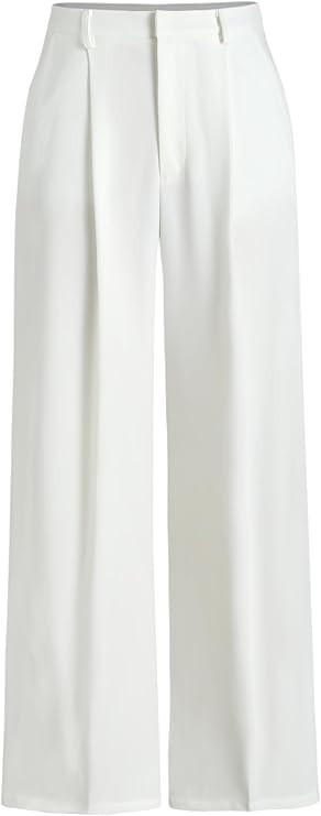 CIDER High Waist Pleated Wide Leg Pants | Amazon (US)