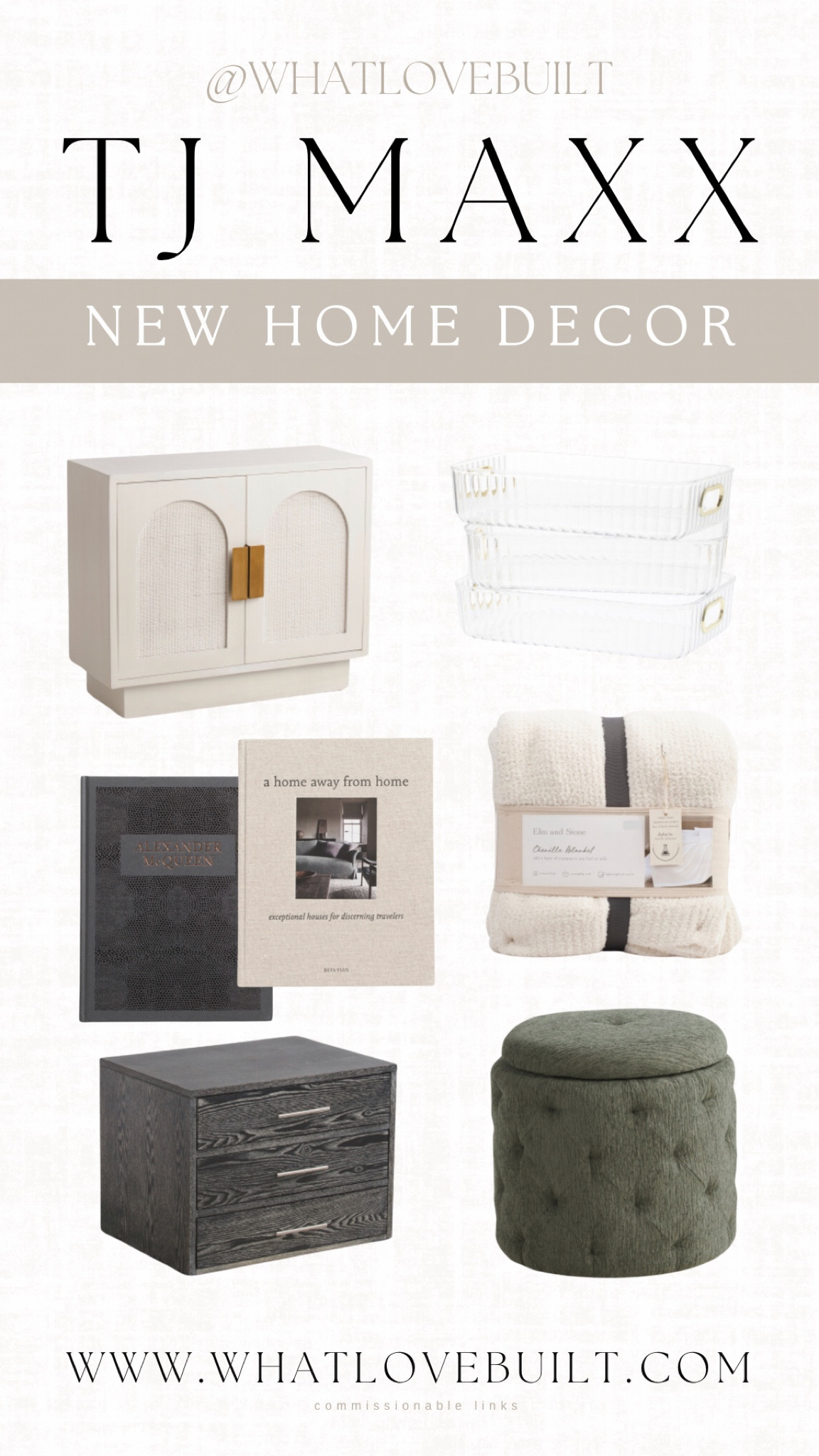 Shop my favorite home finds for Spring from TJ Maxx! So many great deals on organization, decor and furniture! 

#tjmaxx #furniture #modernhome #modern #springhome #homedecor #spring #organization #organize #livingroom #bedroom 

#LTKfindsunder100 #LTKstyletip #LTKhome