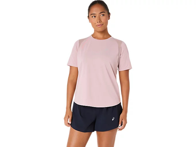 ROAD SHORT SLEEVE TOP | Women | Morganite | T-Shirts & Tops | ASICS United States | ASICS (US)