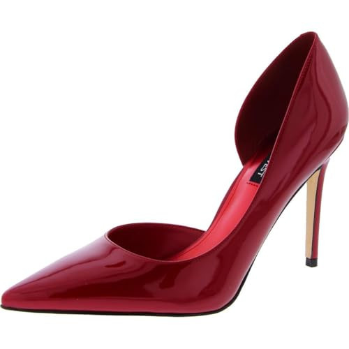 Nine West Women's Folowe Pump, Dark Red Patent 600, 9.5 | Amazon (US)