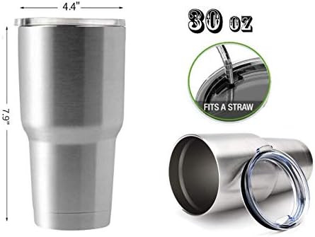 30oz Tumbler with Lid, Stainless Steel Vacuum Insulated Double Walled Travel Tumbler, Insulated C... | Amazon (US)