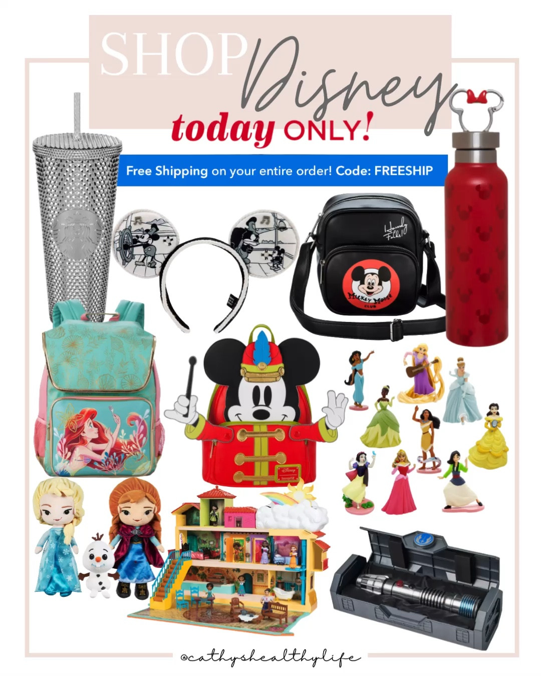 Free Shipping on ENTIRE Shop Disney website today! Huge Sale Too!

Code: FREESHIP

#disney #shopdisney #toys #loungefly #waltdisneyworld #disneyland #mouseears #easterbasket #birthday #gifts #souvenirs 

#LTKkids #LTKSeasonal #LTKsalealert