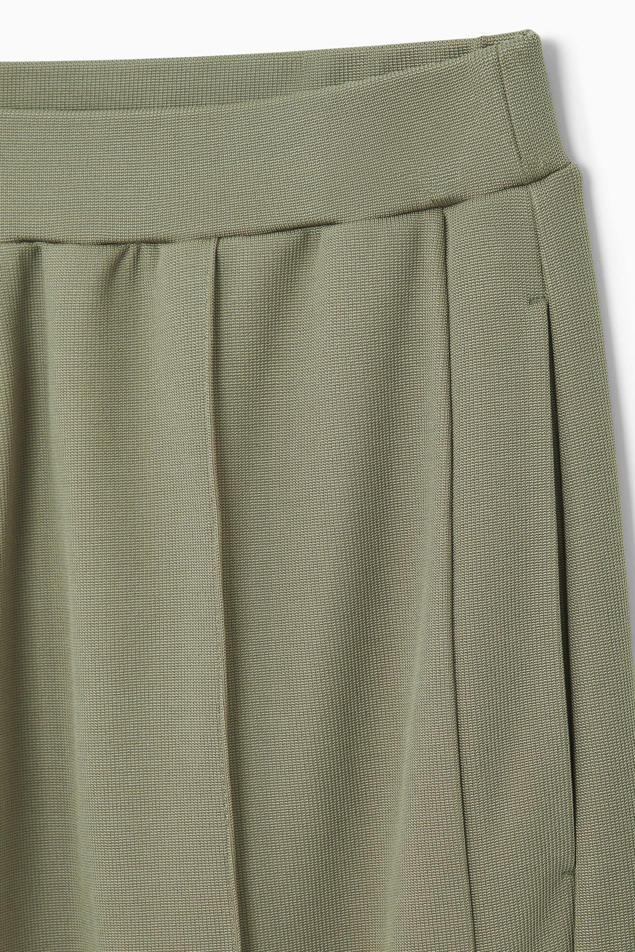PINTUCKED STRAIGHT-LEG PANTS - GREEN | COS (AU)