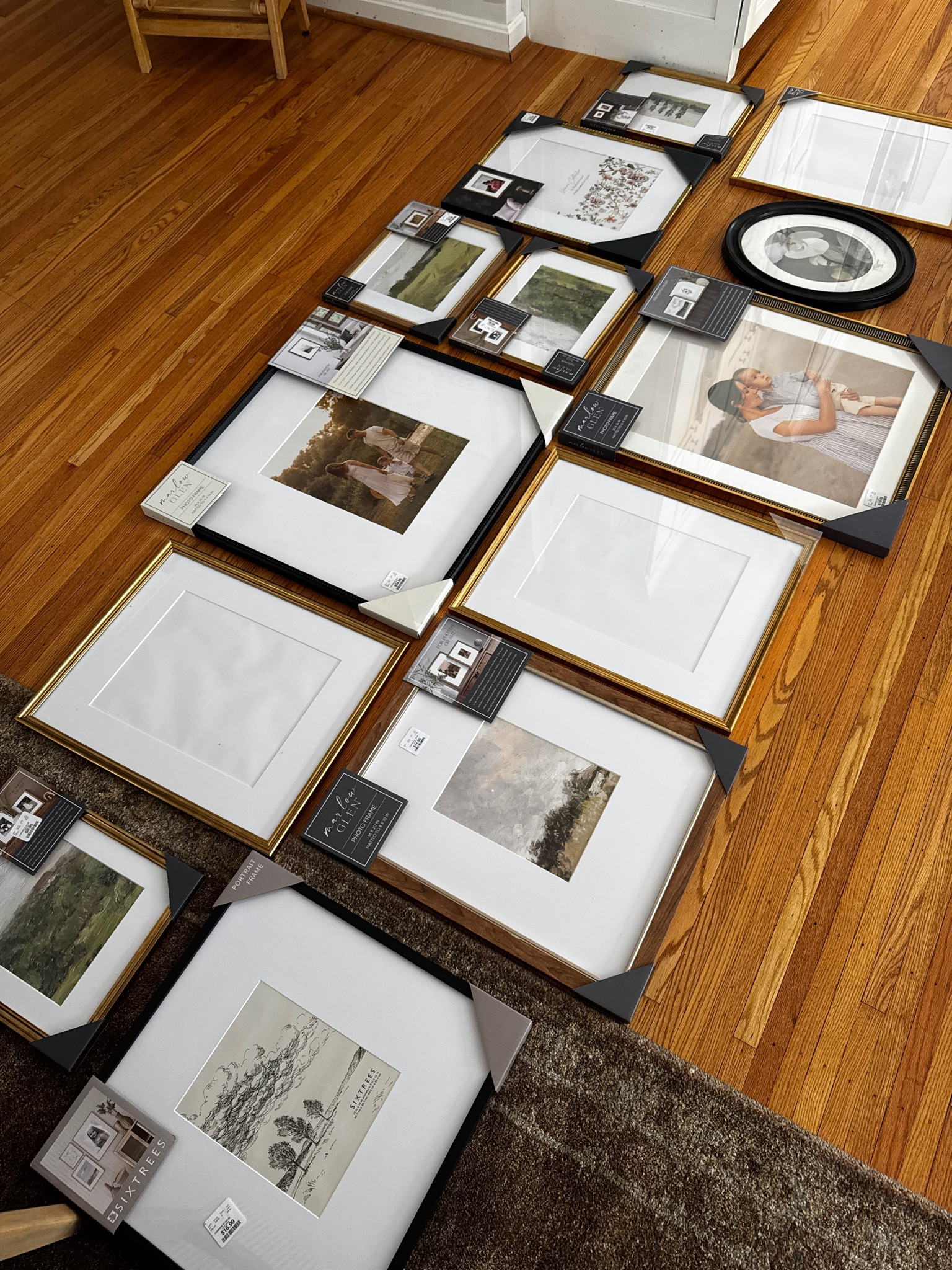 Mixed metal and sized frame Gallery Walls are a great way to make a curated photographic statement.  You can DIY with frames from Home Goods or make it easy and purchase a gallery set from @framebridge! 

#LTKHome #LTKFamily #LTKFindsUnder100