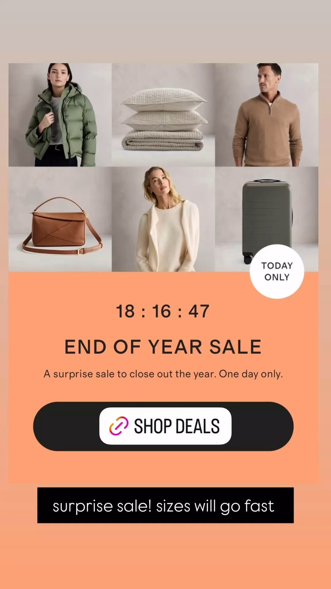 One day only surprise quince sale! Sizes will go fast! 

#LTKSaleAlert