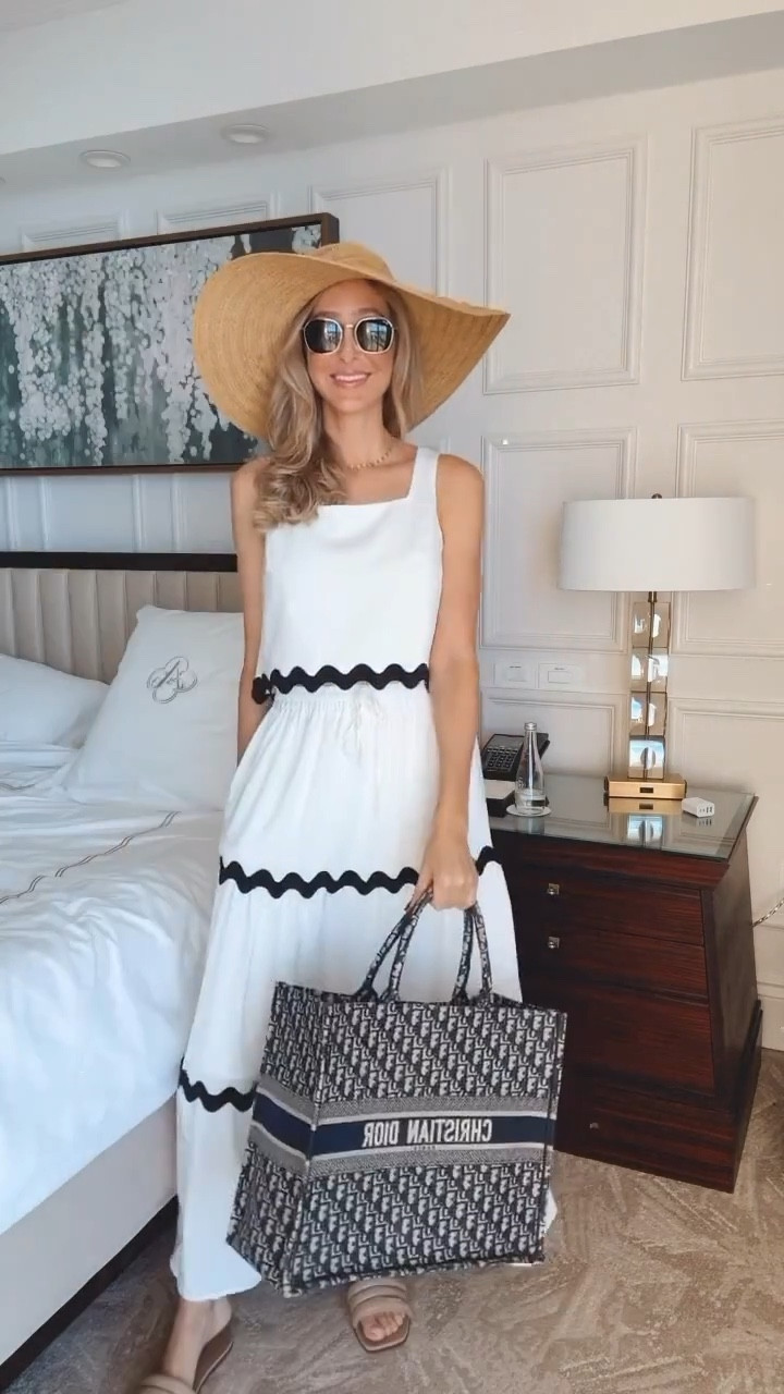 Vacation outfit that I love. 
Beautiful Amazon set! We are going to get breakfast and I’m in love with this set, chic and comfortable. Fits true to size and I’m wearing size small 
Spring outfits 
Summer outfit 
Vacation outfits beach 

#LTKootd #LTKU #LTKSeasonal