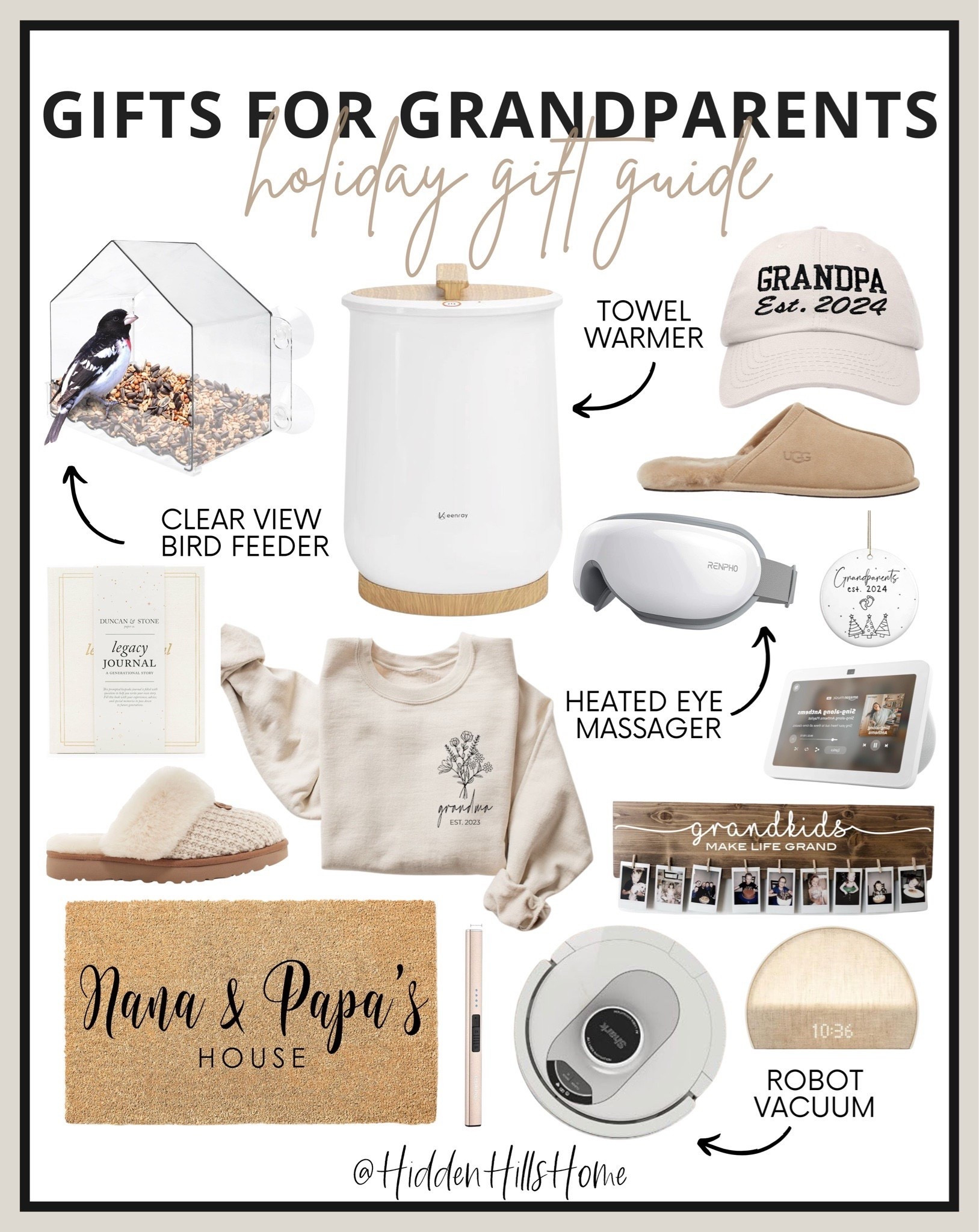 Gift ideas for grandparents, holiday gift guide, Christmas gift ideas, gifts for grandma and grandpa, holiday gift ideas for nana and papa #gifts


#LTKCyberWeek #LTKSaleAlert #LTKGiftGuide