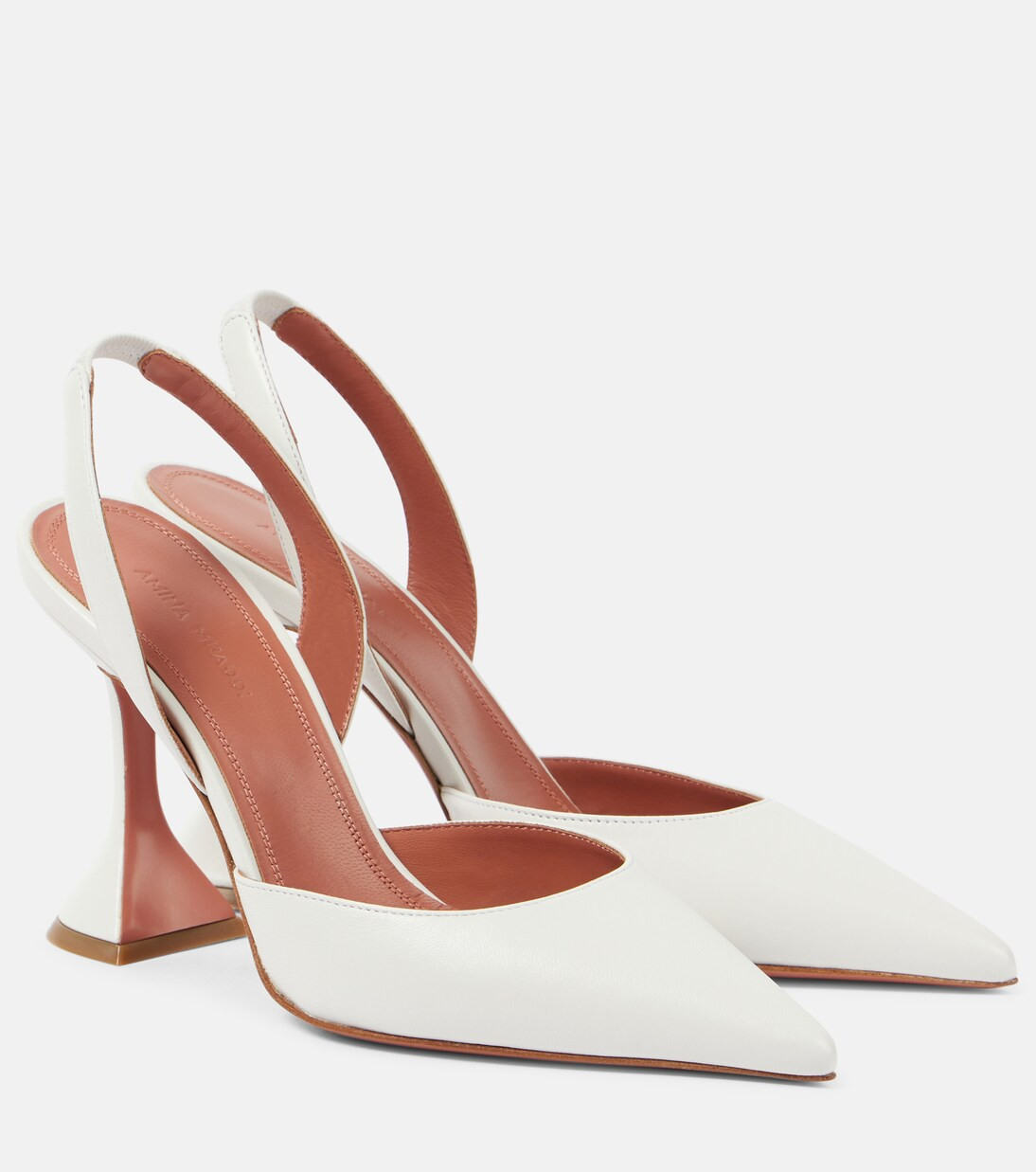 Holli 95 leather slingback pumps | Mytheresa (US/CA)