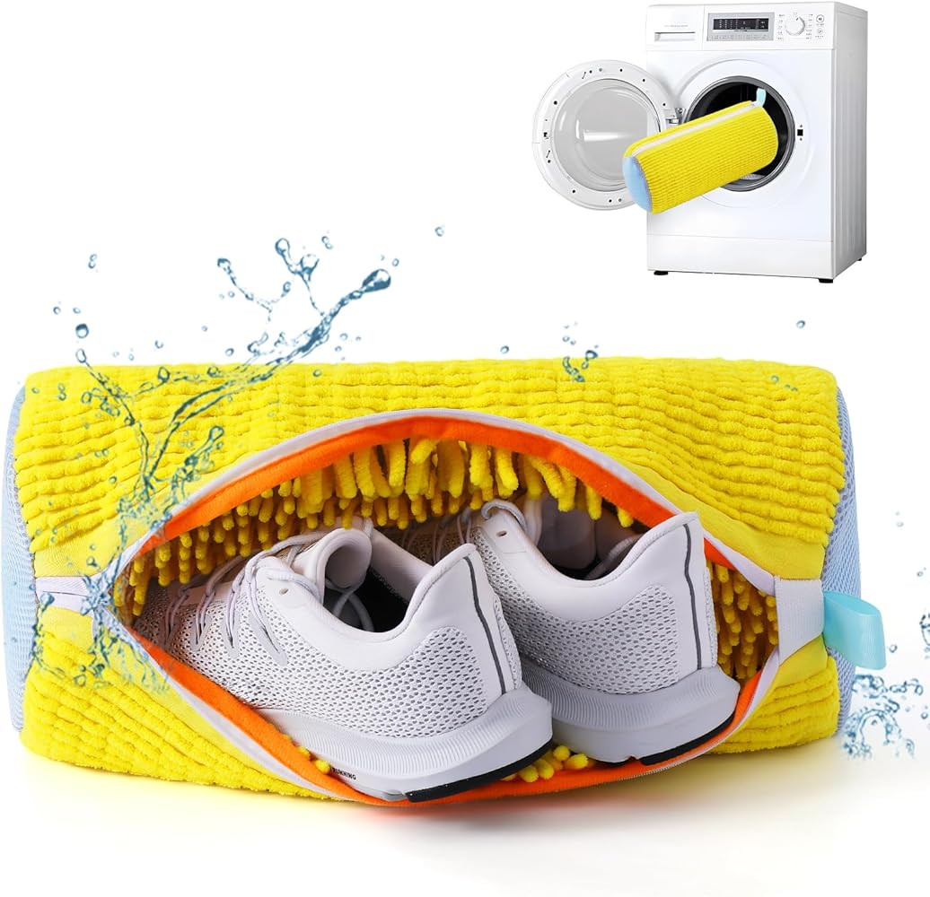 Shoe Washing Machine Bag,Shoe Laundry Bags for Sneakers, Reusable Shoe Cleaning Bag for All Shoe ... | Amazon (US)