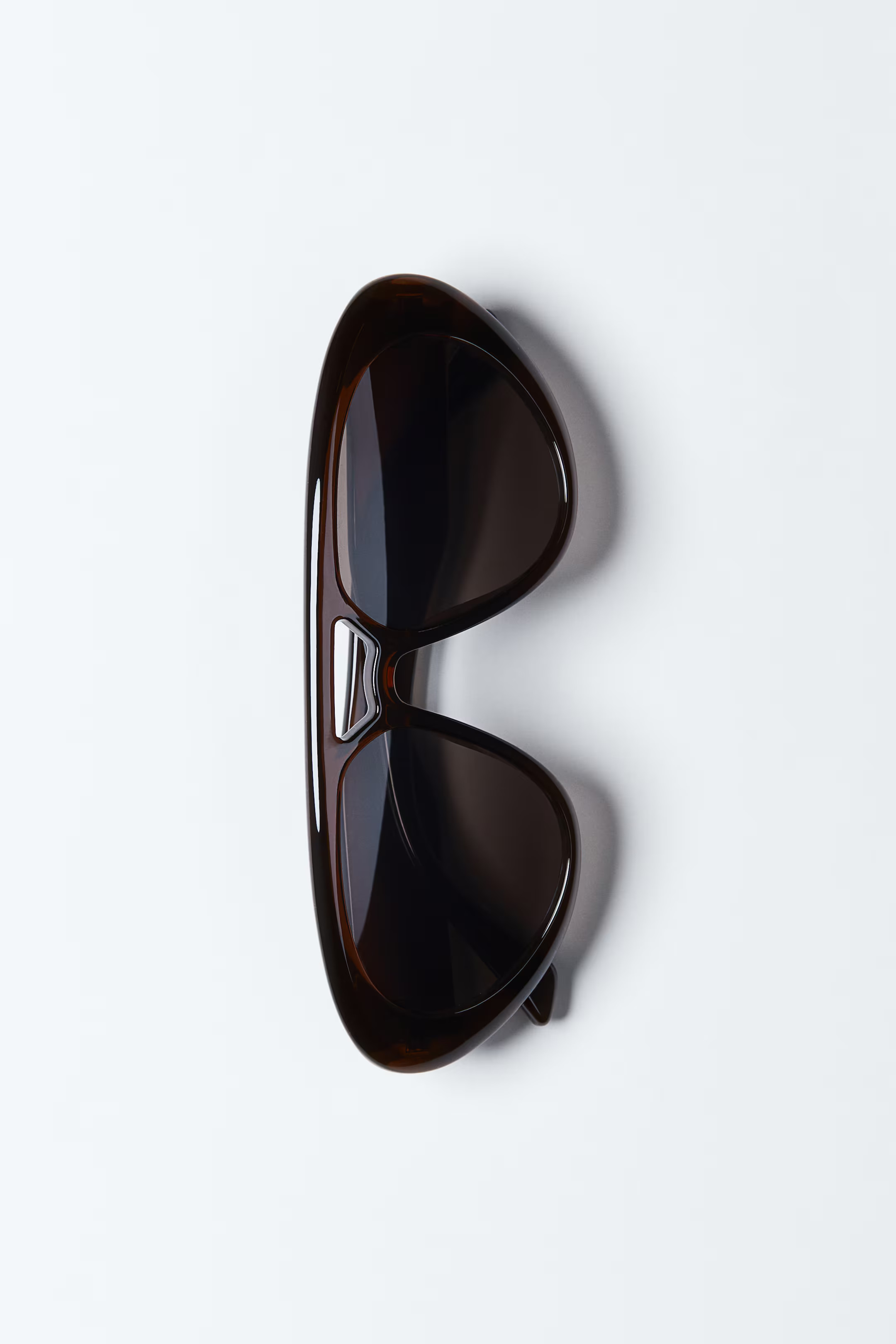 Aviator-style sunglasses - Marron foncé - FEMME | H&M FR | H&M (FR, IT, ES, PT, BE)