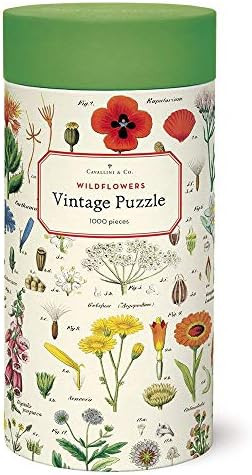 Amazon.com: Cavallini Papers & Co. Wildflowers 1,000 Piece Puzzle, Multi : Toys & Games | Amazon (US)