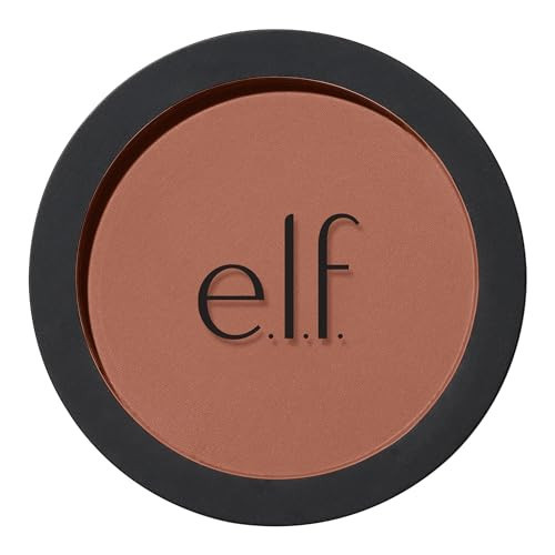 e.l.f. Primer-Infused Bronzer, Long-Lasting, Lightweight & Buildable Powder Bronzer, Delivers A Matte Finish, Vegan & Cruelty-Free, Sun-Soaked | Amazon (US)