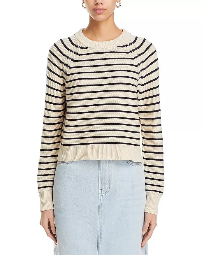 Striped Raglan Sleeve Sweater | Bloomingdale's (US)
