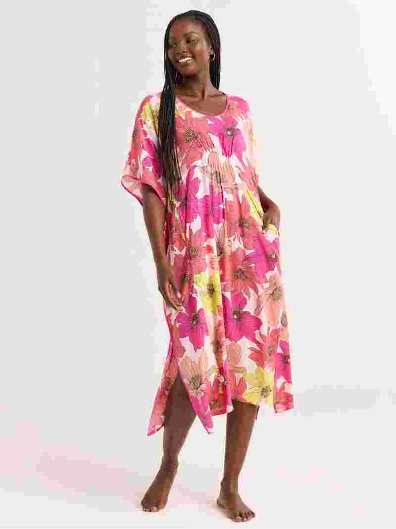 Joyspun Women’s Sleepwear Woven 46” Caftan Nightgown, S-4X | Walmart (US)