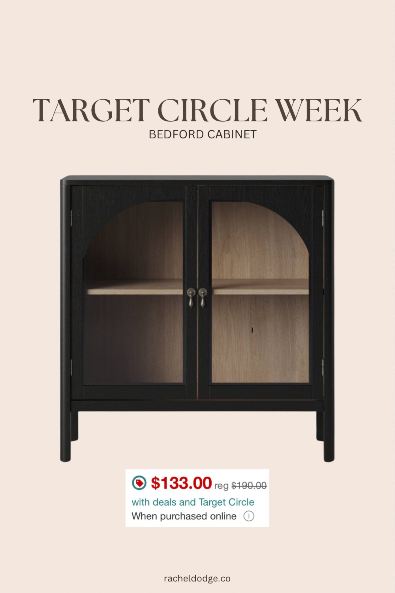 Amazing deal on the Bedford cabinet at Target. Lowest price ever and will sell out! Pair two or more together to create a
larger console or under a tv! 

#LTKSaleAlert #LTKHome #LTKSummerSales
