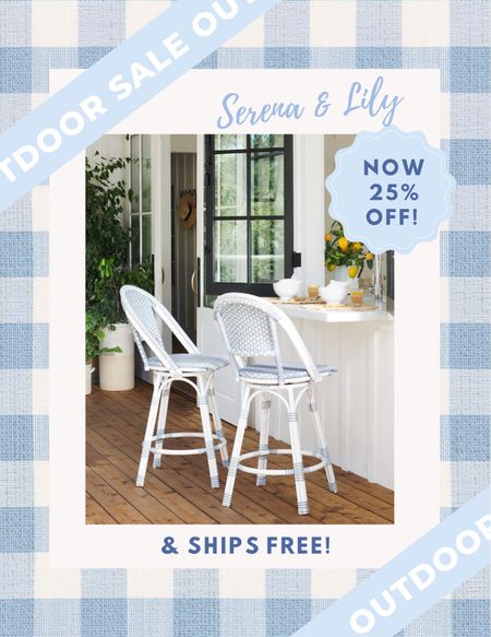 Yay!! These super durable and classic outdoor swivel counter stools are now 25% OFF & ship free!! 😍🙌🏻☀️ 

They would also be great indoors! I love this color combo so much! Plus they’re available in multiple colors & the matching dining chairs are also on sale and linked! 🤍

#LTKSeasonal #LTKhome #LTKsalealert