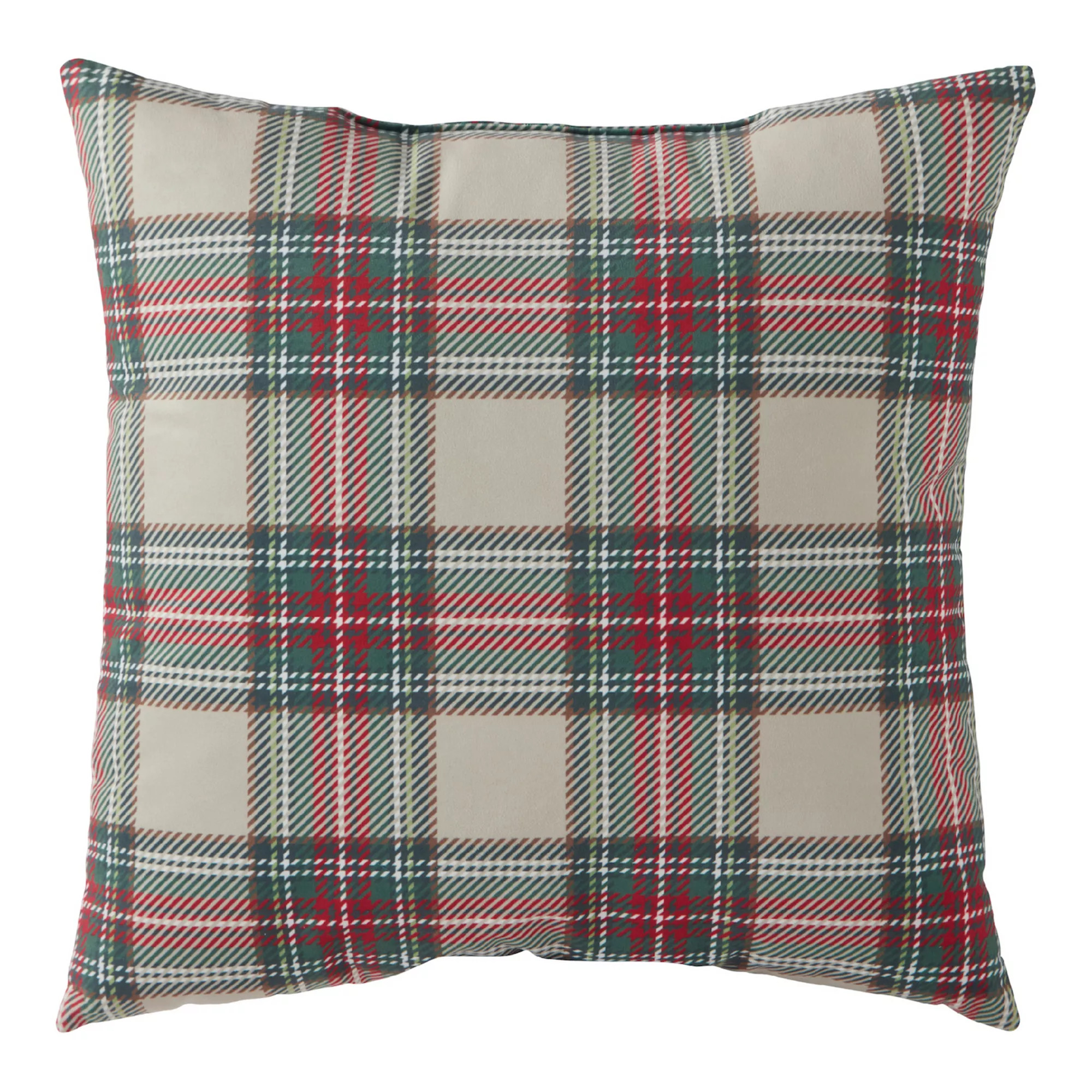 Greendale Home Fashions Holiday Plaid Throw Pillow | Kohl's