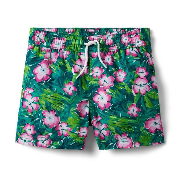 Tropical Floral Recycled Swim Trunk | Janie and Jack