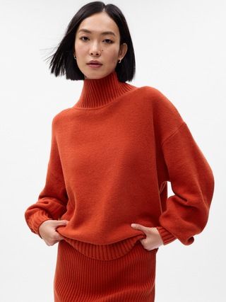 CashSoft Mockneck Sweater | Gap (US)