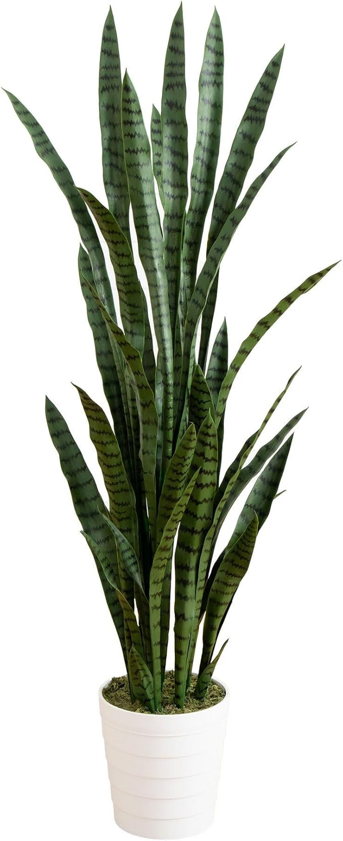 Nearly Natural 5-ft Artificial Snake Plant for Outdoors, Indoor/Outdoor UV Resistant Sansevieria,... | Amazon (US)