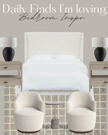 Bedroom Inspo for your main bedroom or a guest room. Everything is from wayfair and I’m in love!! The bed is on major sale and a best seller! The rug is on major sale!! And the pair of lamps are amazing along with the gorgeous nightstands. 

#LTKHoliday #LTKsalealert #LTKstyletip